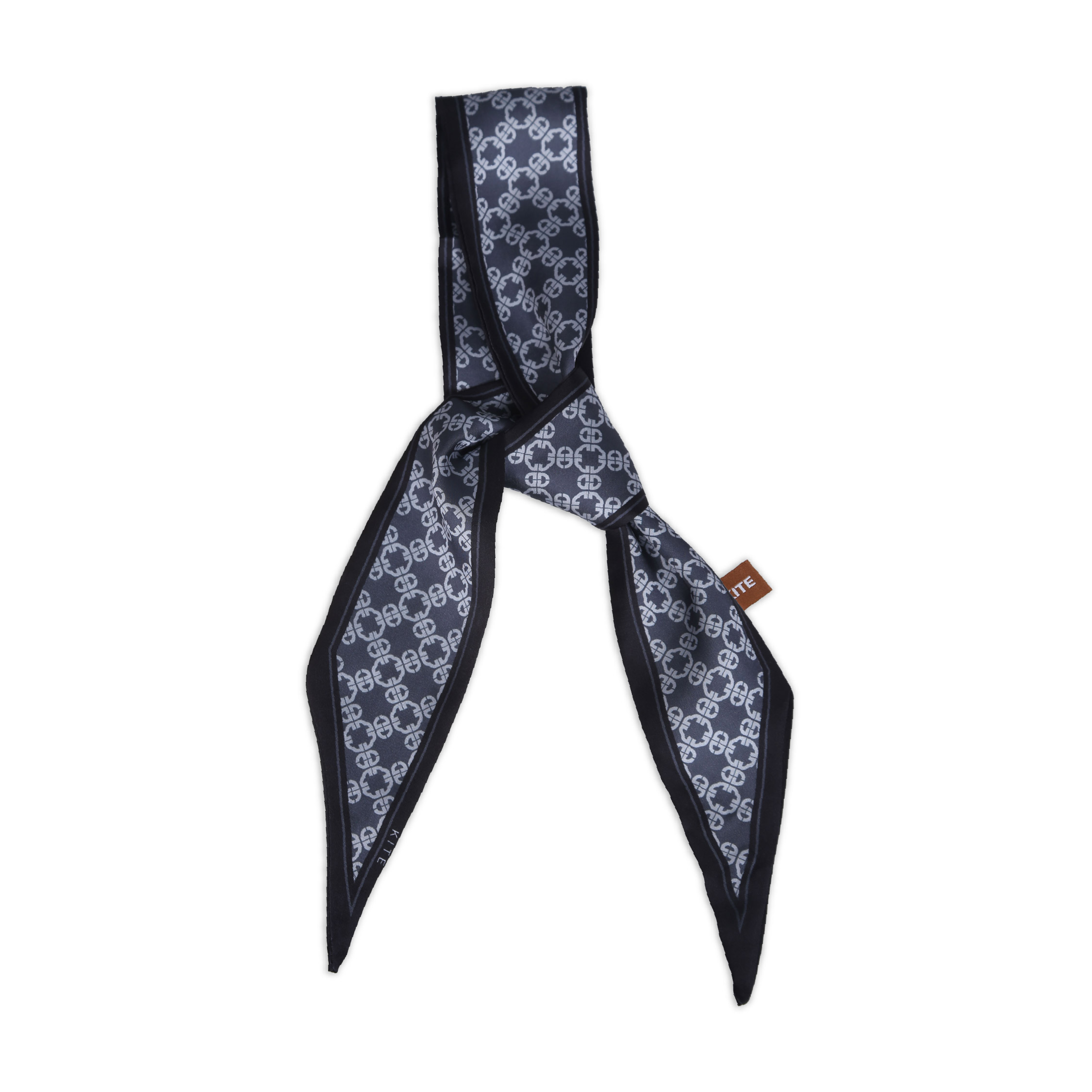 KITE_Ribbon_Scarfs-03 Kite Ribbon Scarf Midnight Mono - Image 1